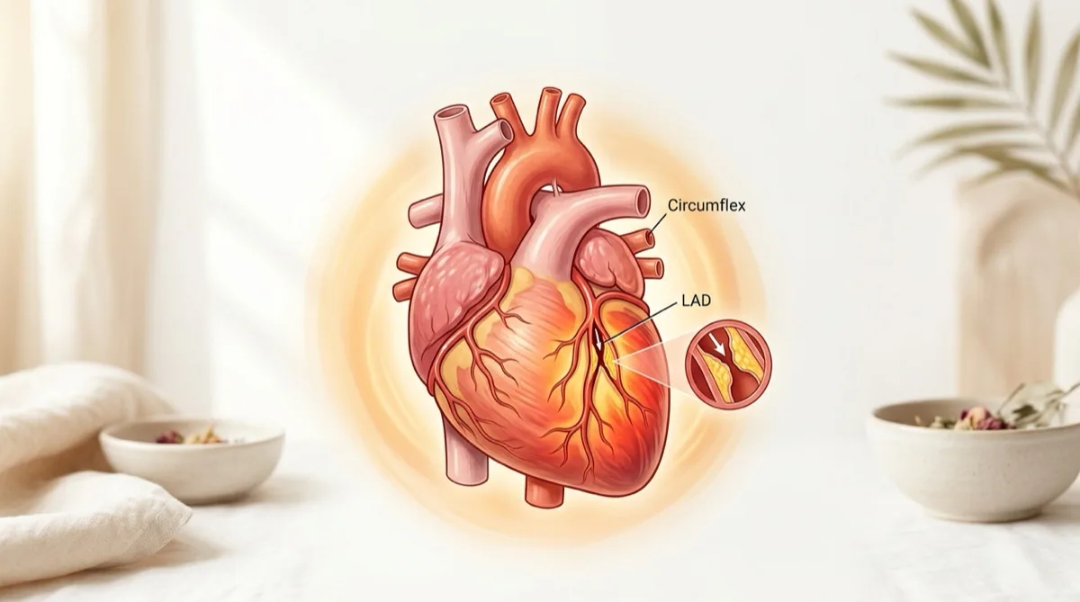 Representação da angina de peito com dor no peito e coração