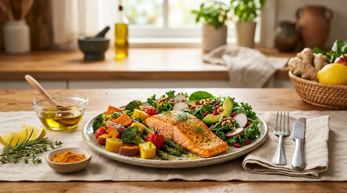 Ilustração dos sintomas da doença de Crohn no sistema digestivo