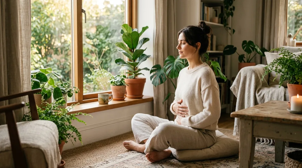 Ilustração dos sintomas de ansiedade